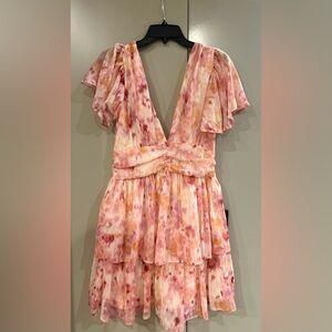 Pink Lulu’s Sunset Mini Dress